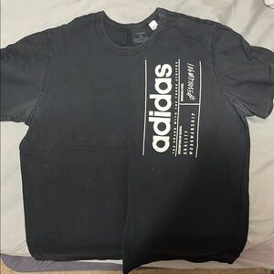 Adidas Black Graphic T-Shirt
